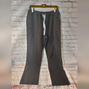 Figs Mens Pisco Basic Scrub Black Pants Straight Leg Scrub Pants M